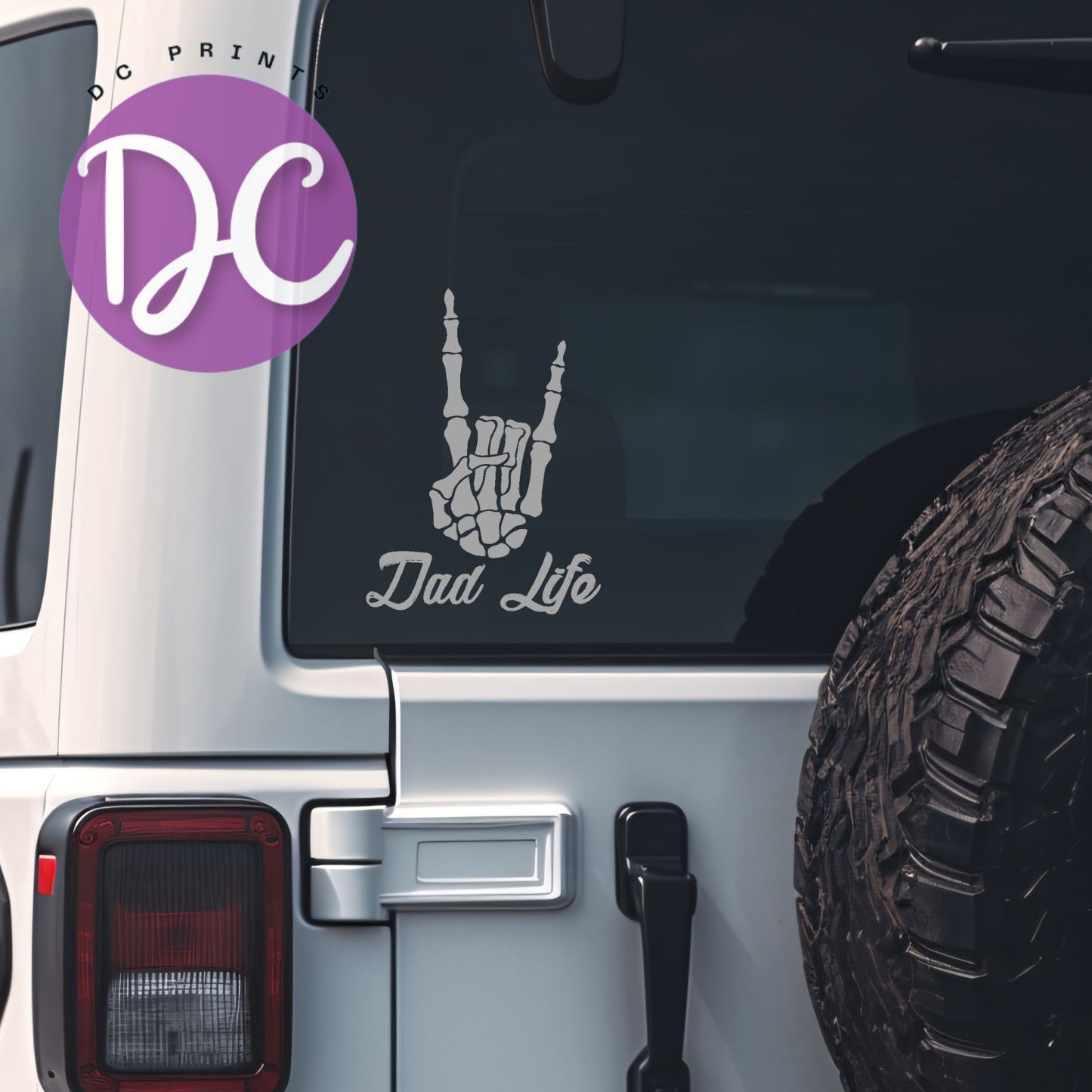 Dad Life Car Decal