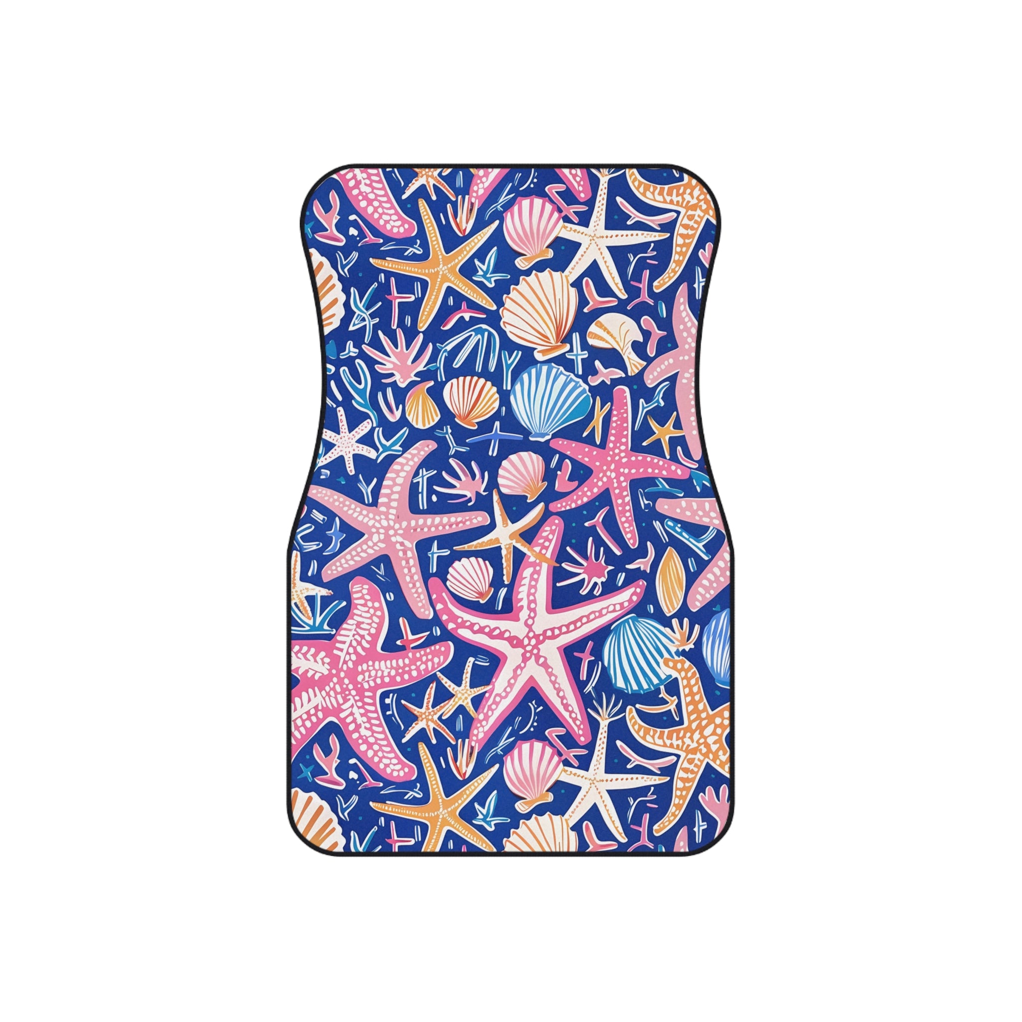 Star Fish Print Car Mats (2x Front)