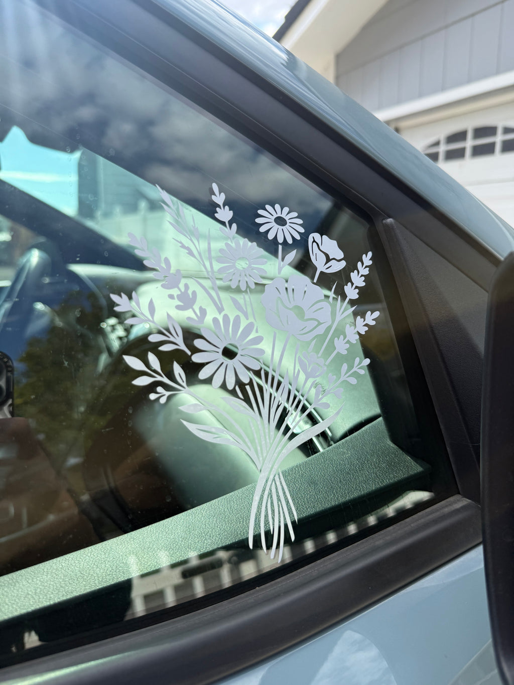 Wildflower Bouquet Car Decal