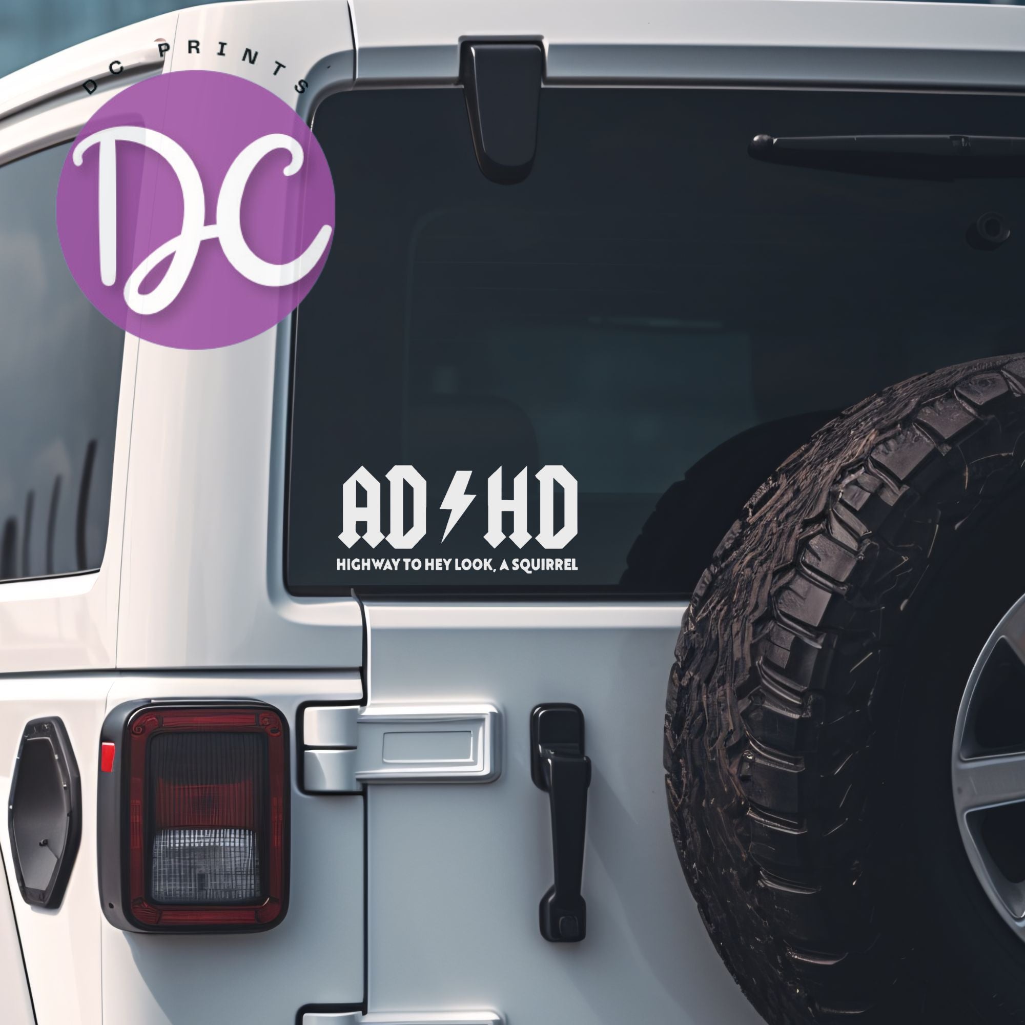 ADHD Car Decal