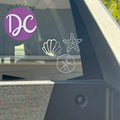 Seashell Cluster Car Decal