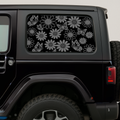 Sunflower and Butterfly Full Coverage Car Window Decal