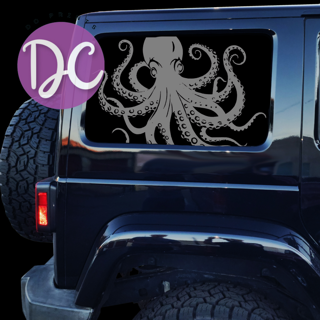 Octopus Car Decal