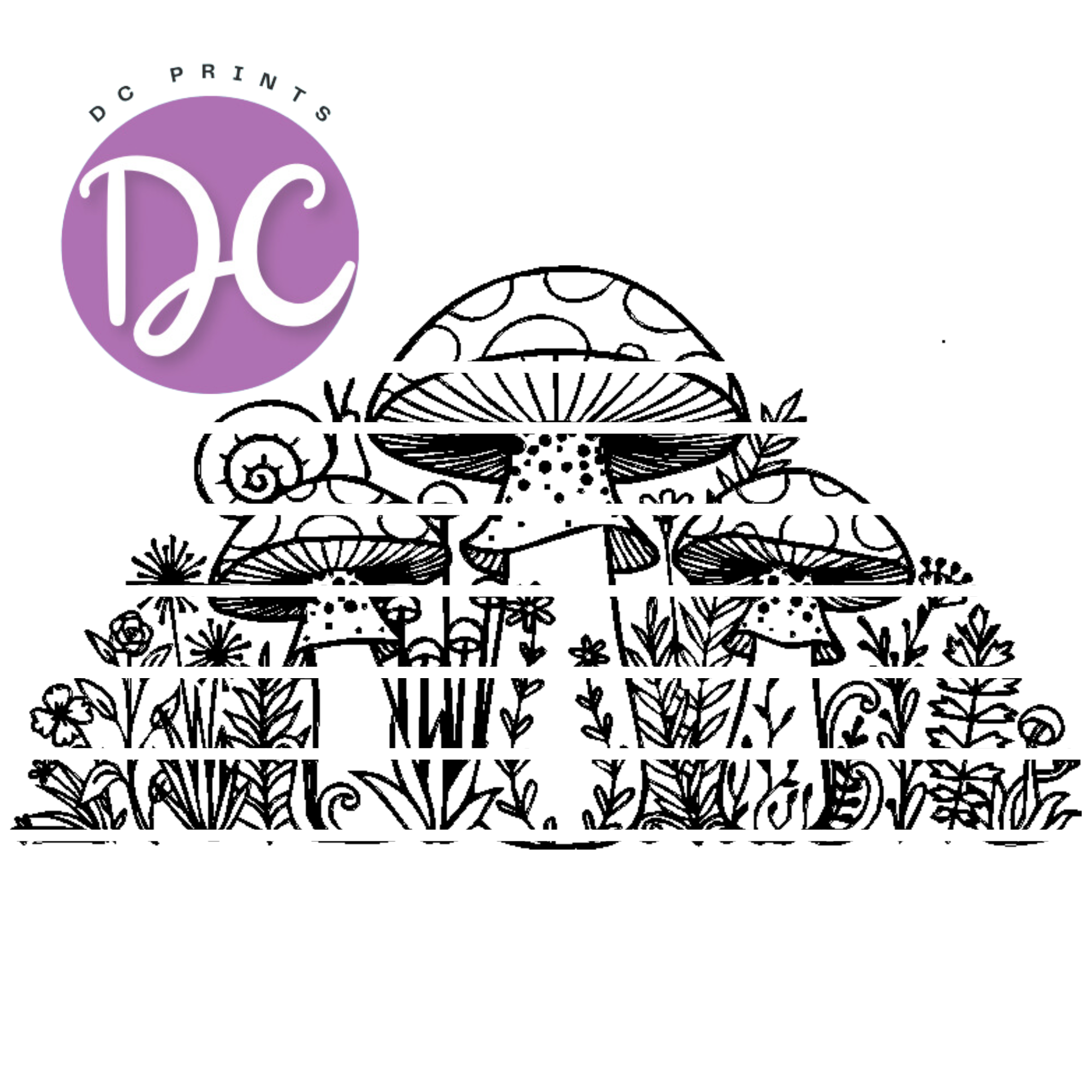 Mushroom Garden Digital Download (Personal Use Only)