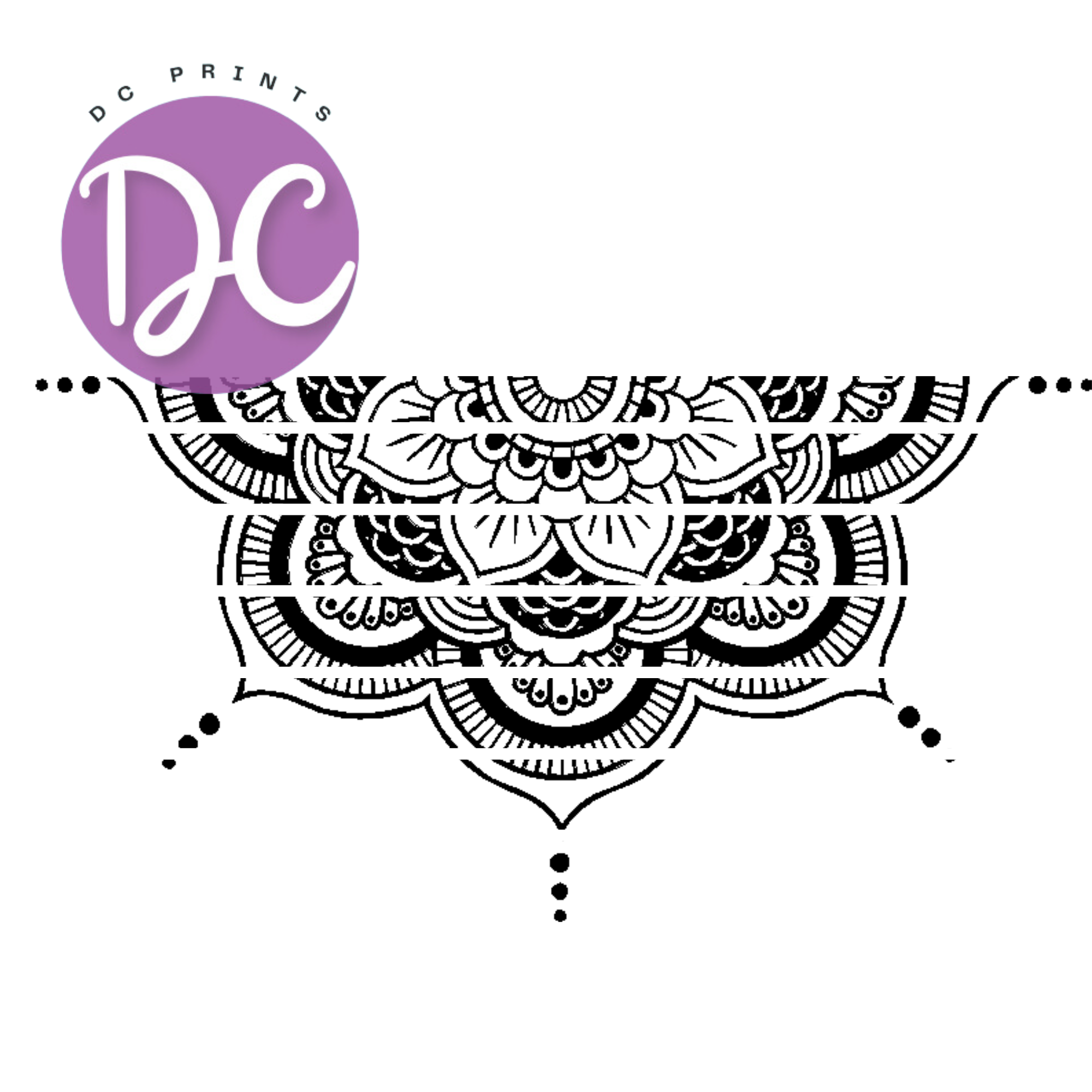 Half Mandala Digital Download (Personal Use Only)