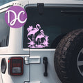 Flamingo Car Decal