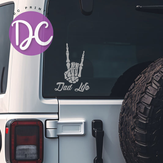 Dad Life Car Decal