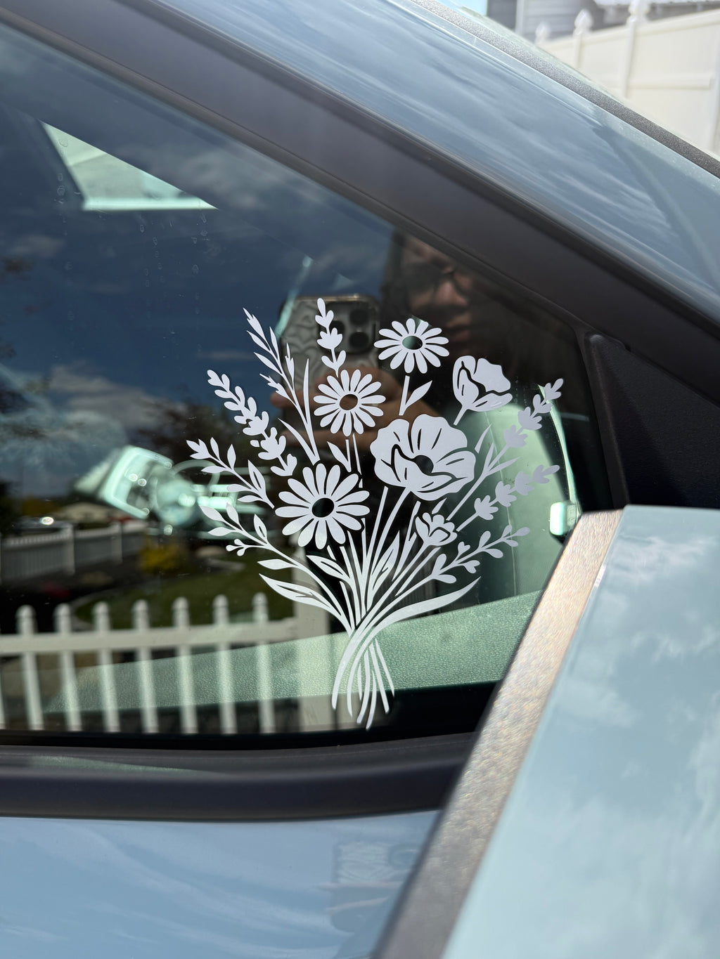 Wildflower Bouquet Car Decal