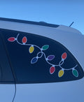 Christmas Lights Car Decal