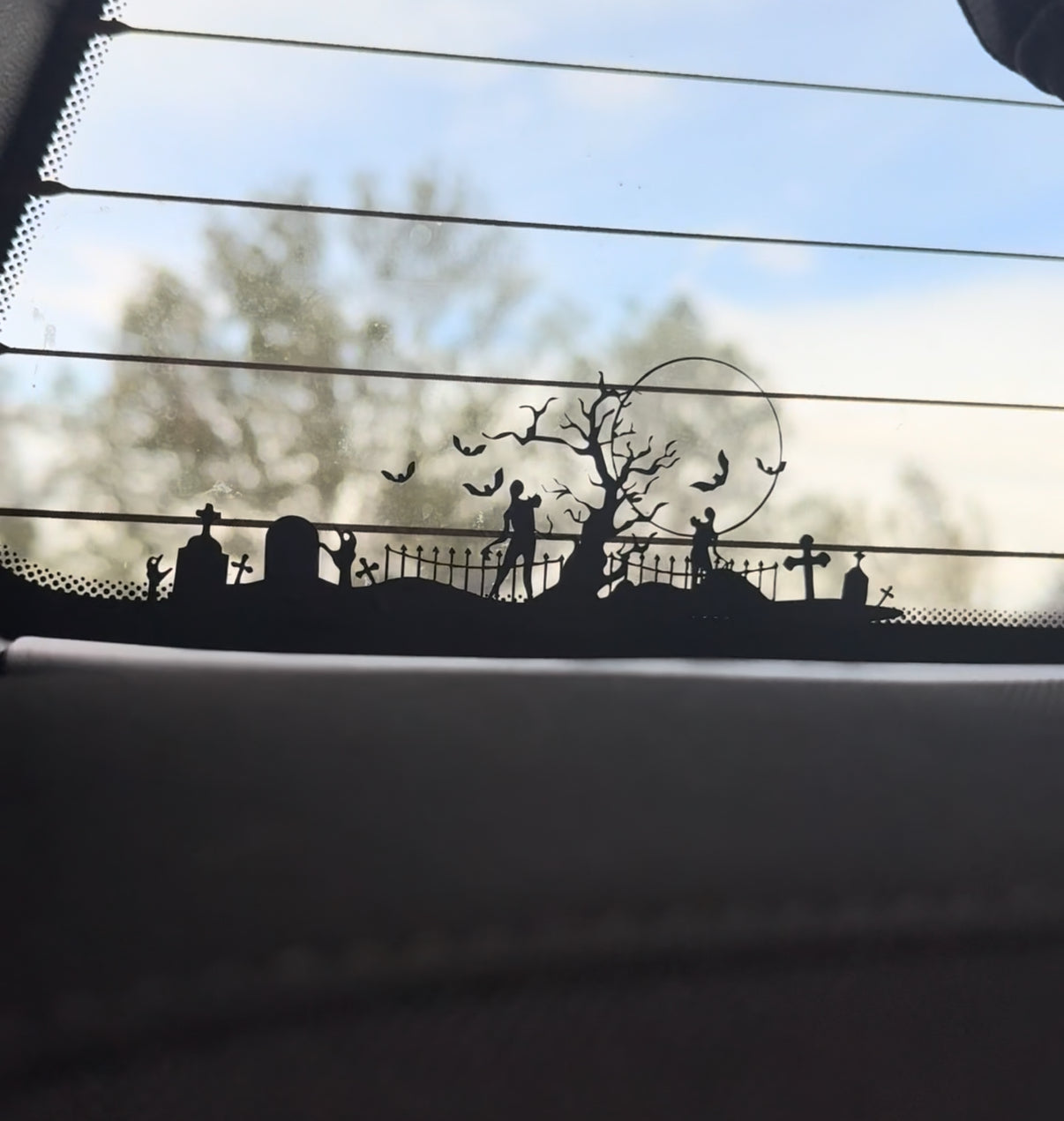 Zombie Graveyard Car Decal