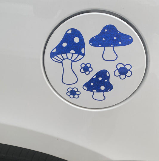 Mushrooms Car Decal