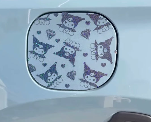 Kuromi  Gas Tank Door Car Decal
