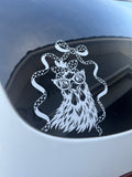 Coquette Chicken Car Decal