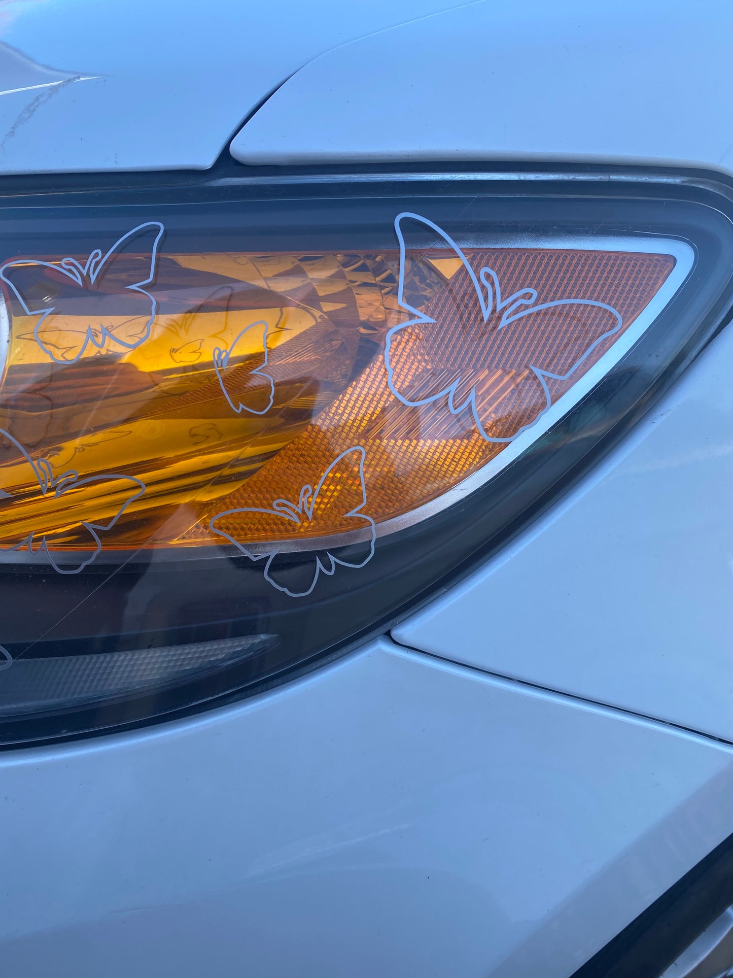 Butterfly Tail Light Car Decal