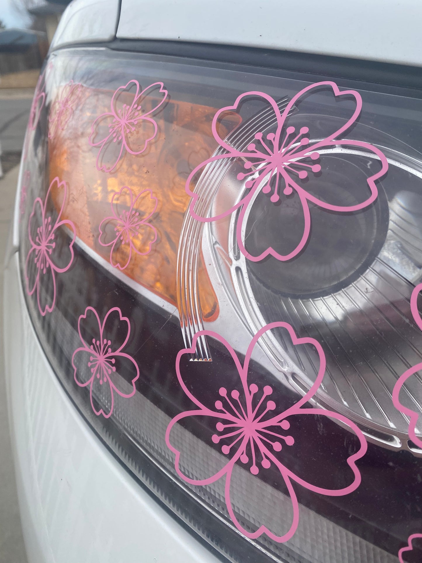 Cherry Blossom Tail Light Car Decal
