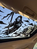 Grim Reaper Sun Roof Car Decal