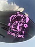 Custom Pet Photo Decal Car Decal
