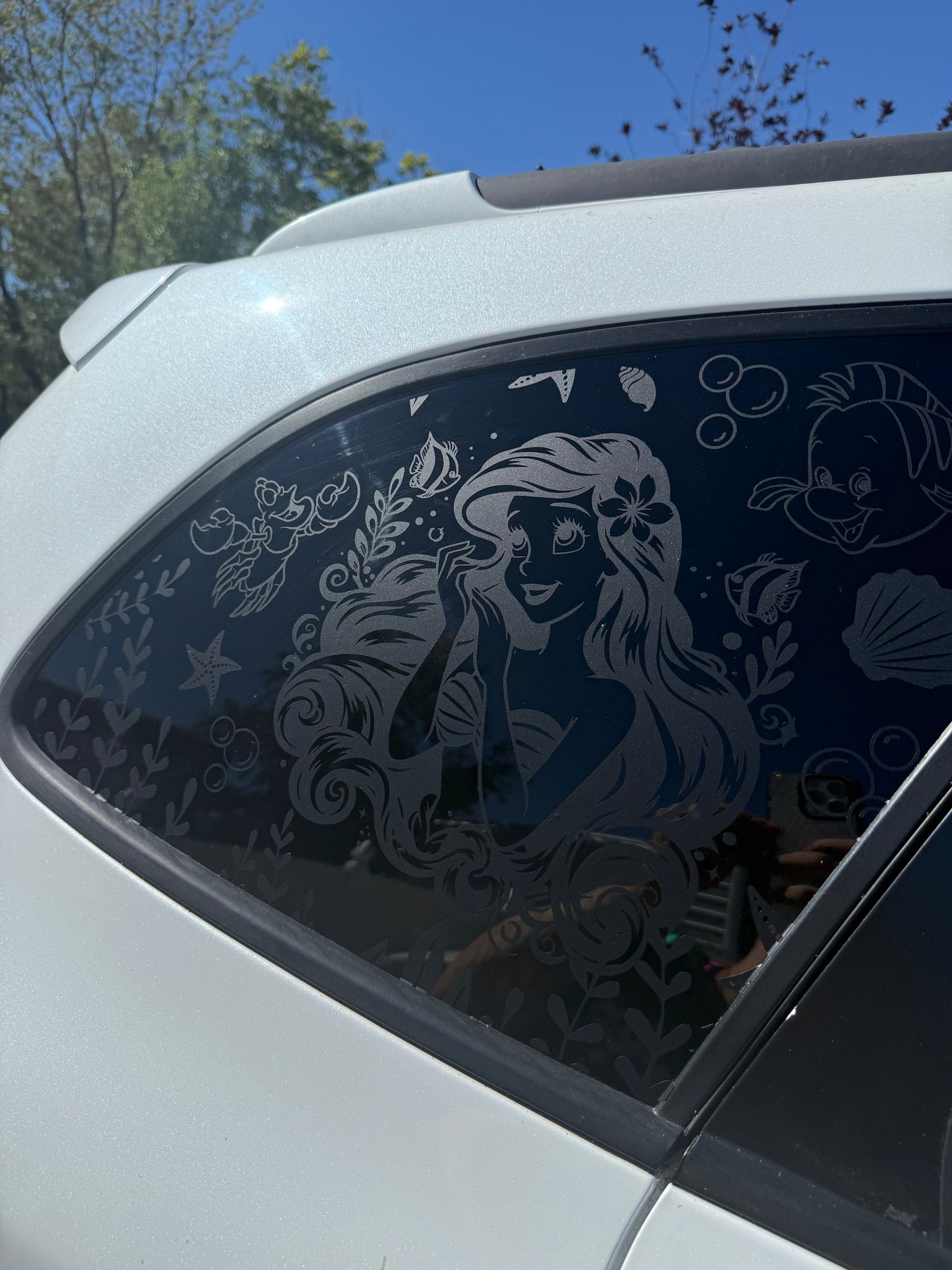 Mermaid Under The Sea Full Coverage Car Window Decal -ONLY 2 LEFT
