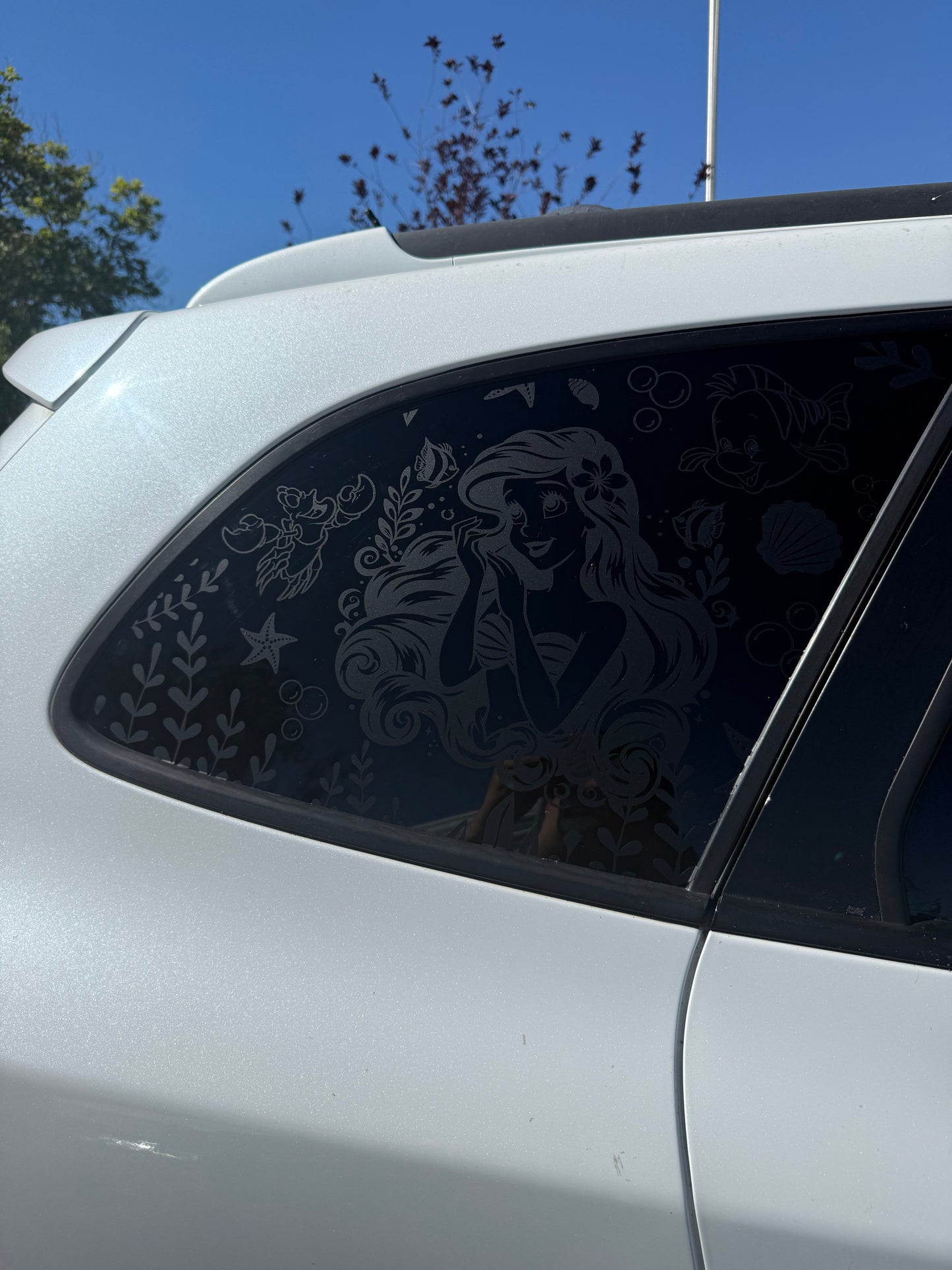 Mermaid Under The Sea Full Coverage Car Window Decal -ONLY 2 LEFT