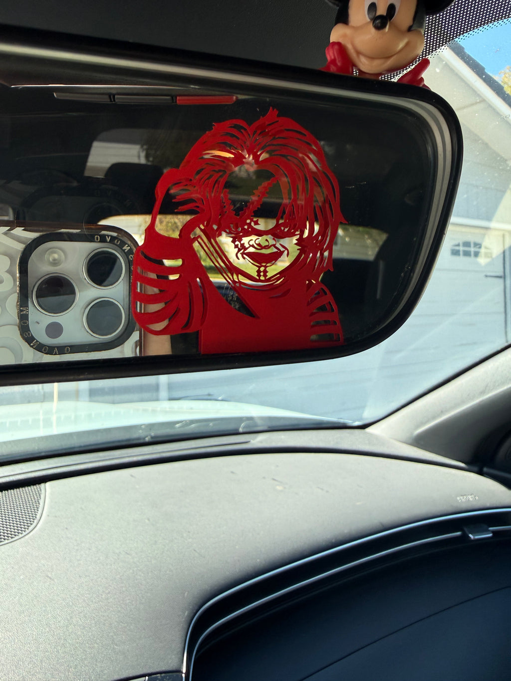 Chucky Rearview Mirror Car Decal (pack of 3)