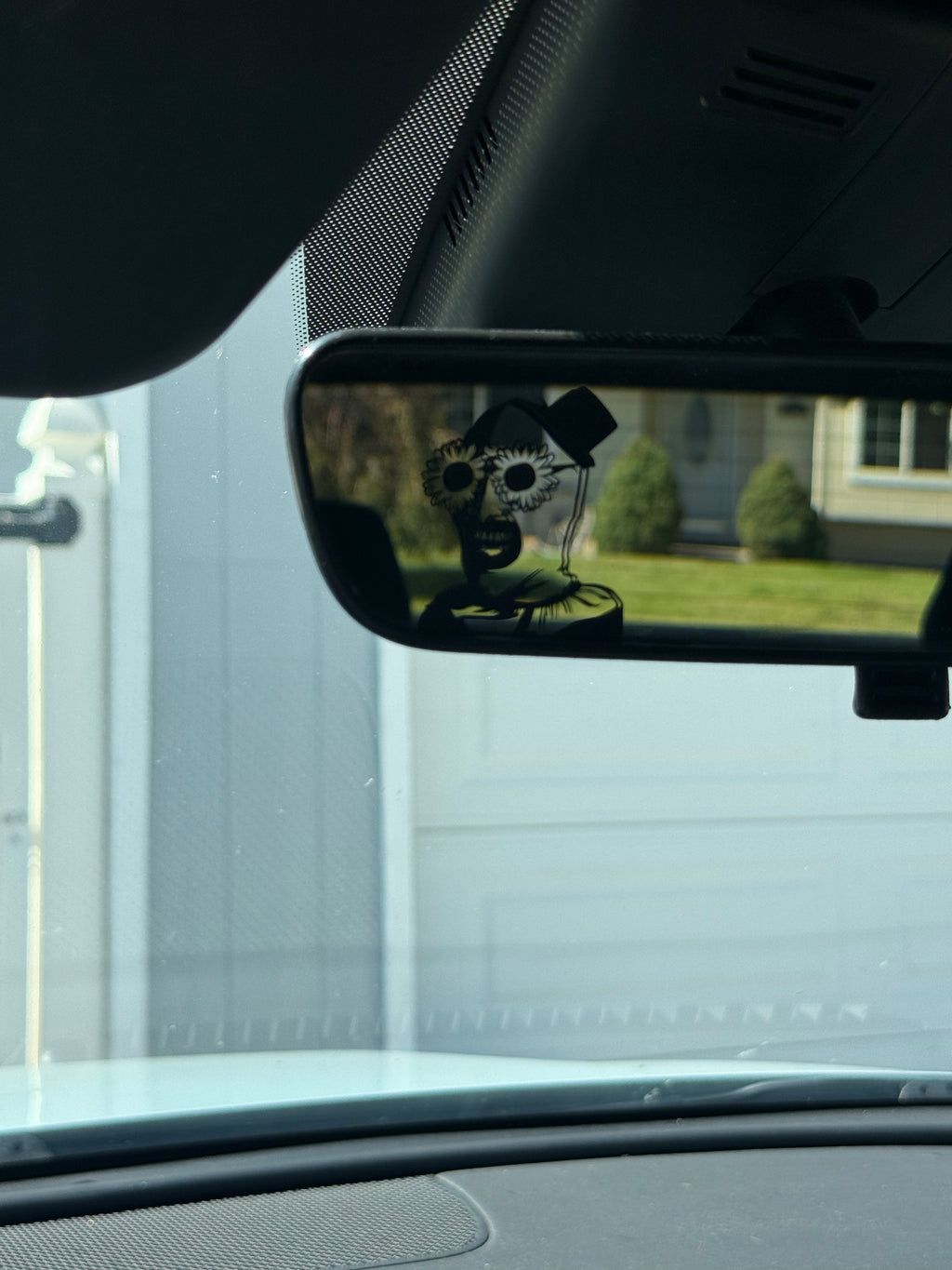 Art Clown Rearview Mirror Car Decal (pack of 3)