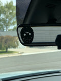 Jason Rearview Mirror Car Decal (pack of 3)