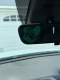 Frank and Bride Rearview Mirror Car Decal (pack of 2)