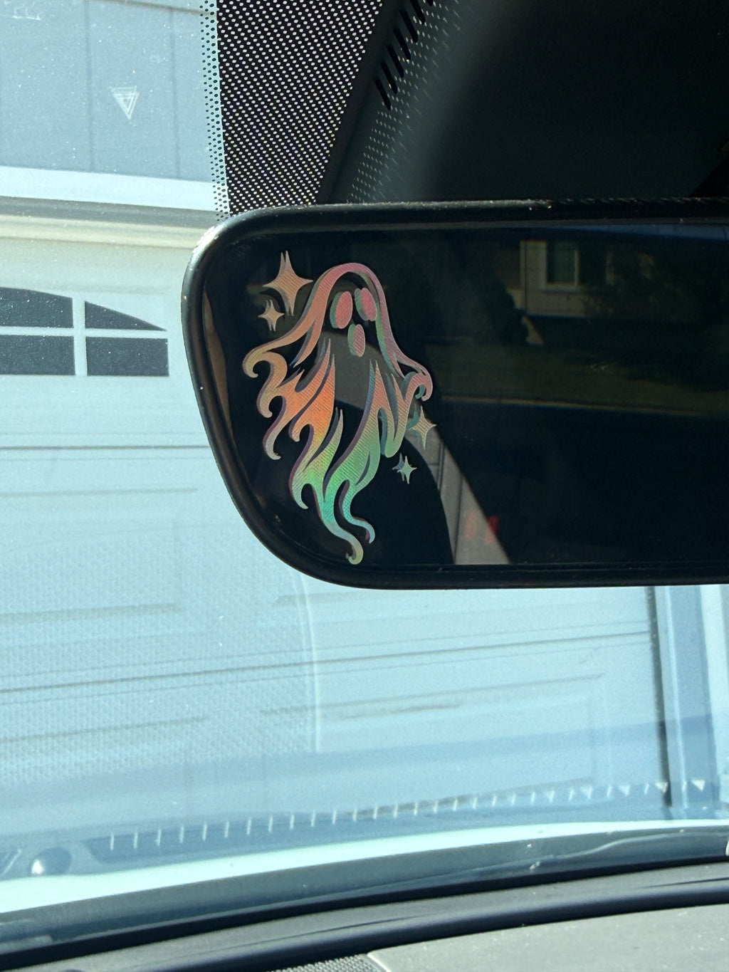 Apparition Ghost Rearview Mirror Car Decal (pack of 4)