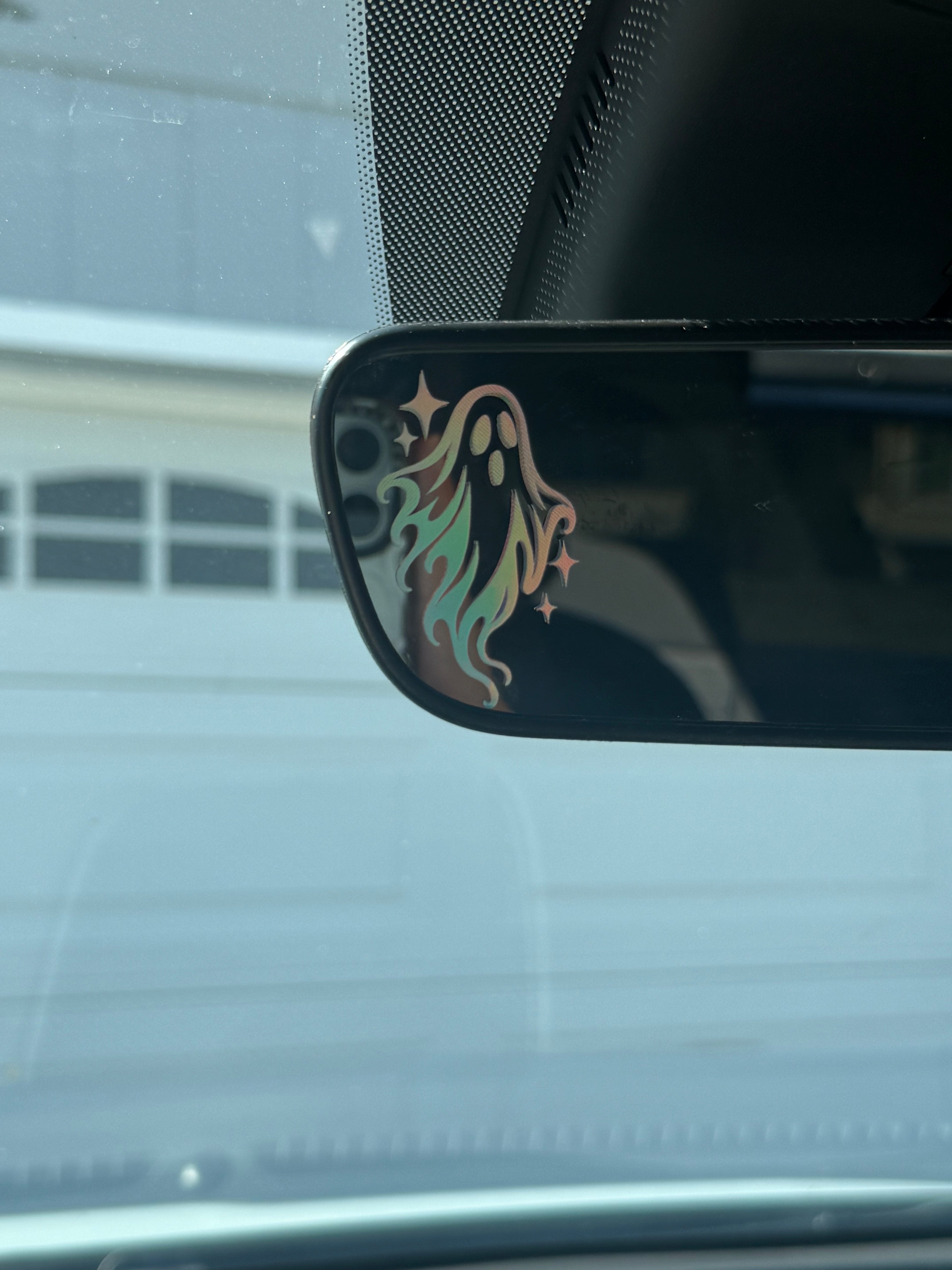 Apparition Ghost Rearview Mirror Car Decal (pack of 4)