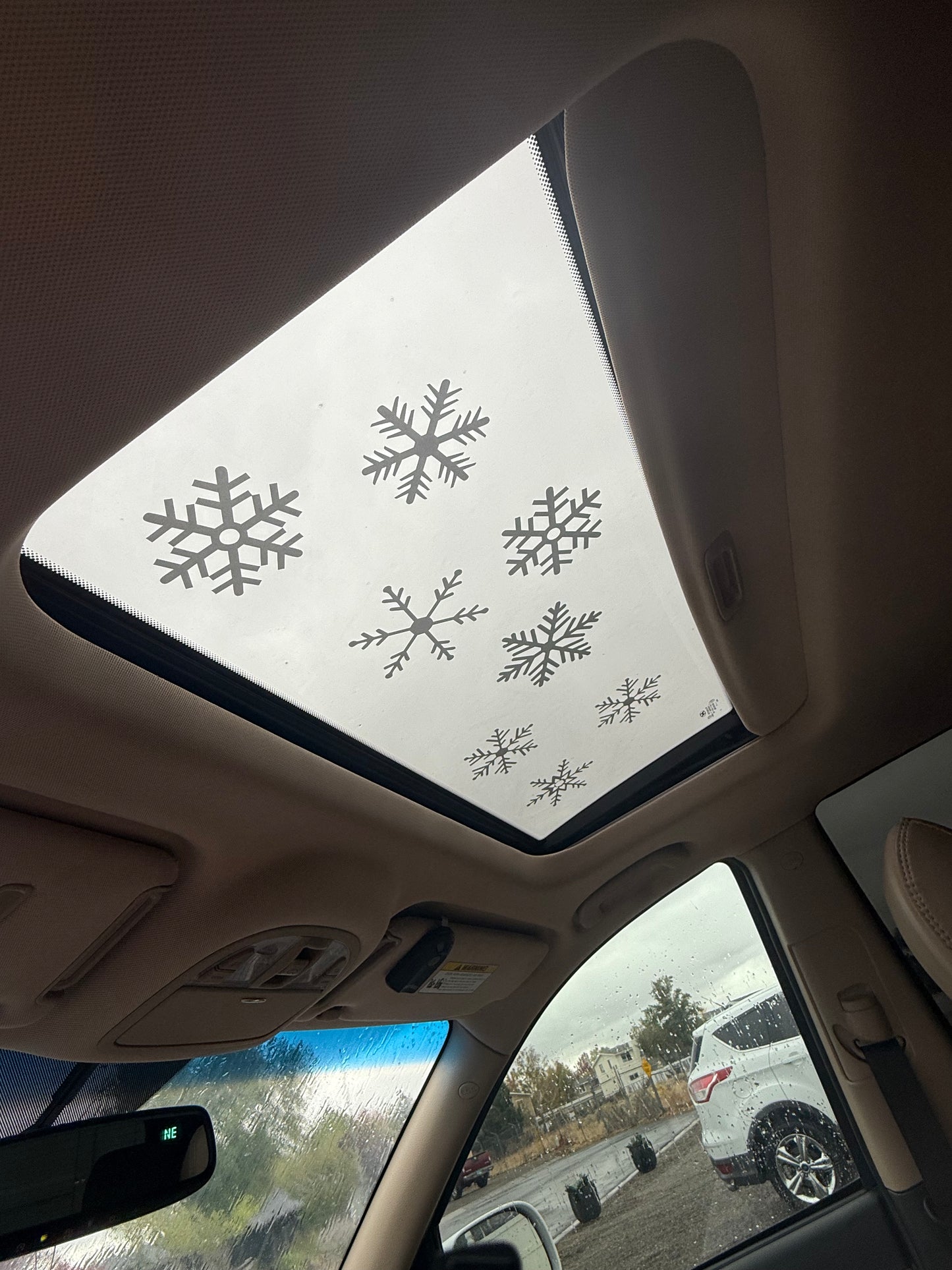 Snowflake Pack Car Window Decal