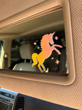 Unicorn Rearview Mirror Car Decal