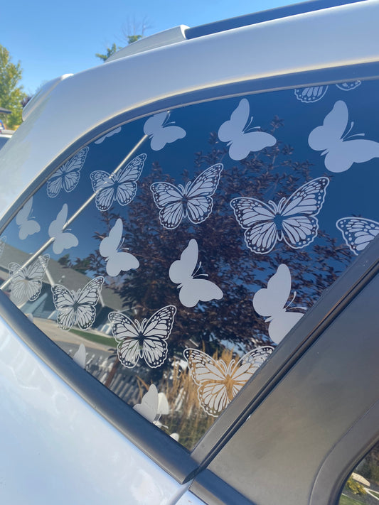 Butterflies Full Coverage Car Decal