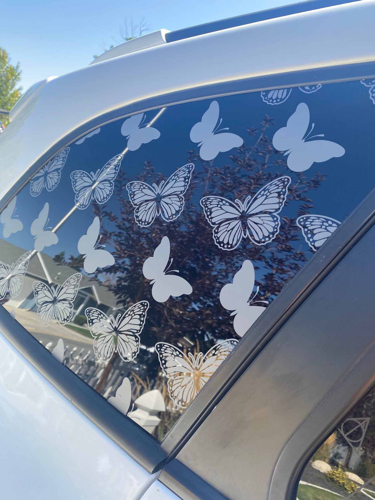 Butterflies Full Coverage Car Decal