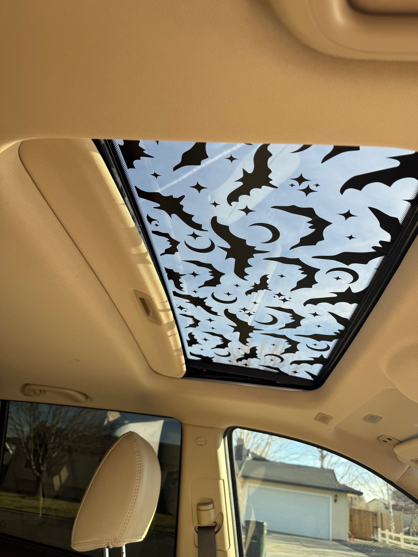 Bats Sun Roof Car Decal