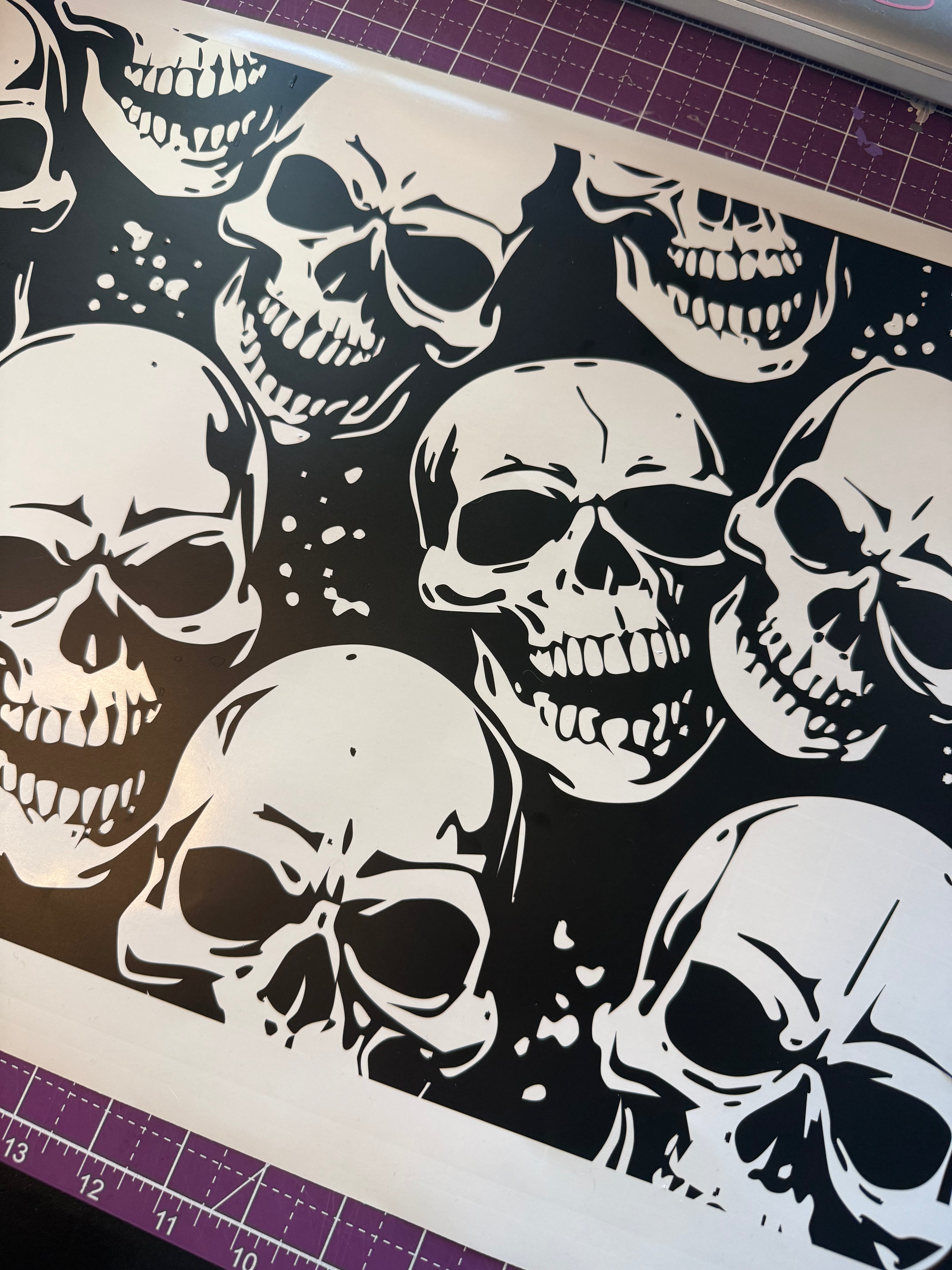 Skulls Sun Roof Car Decal