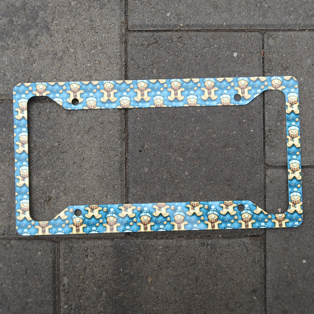 Gingerbread Man license plate frame