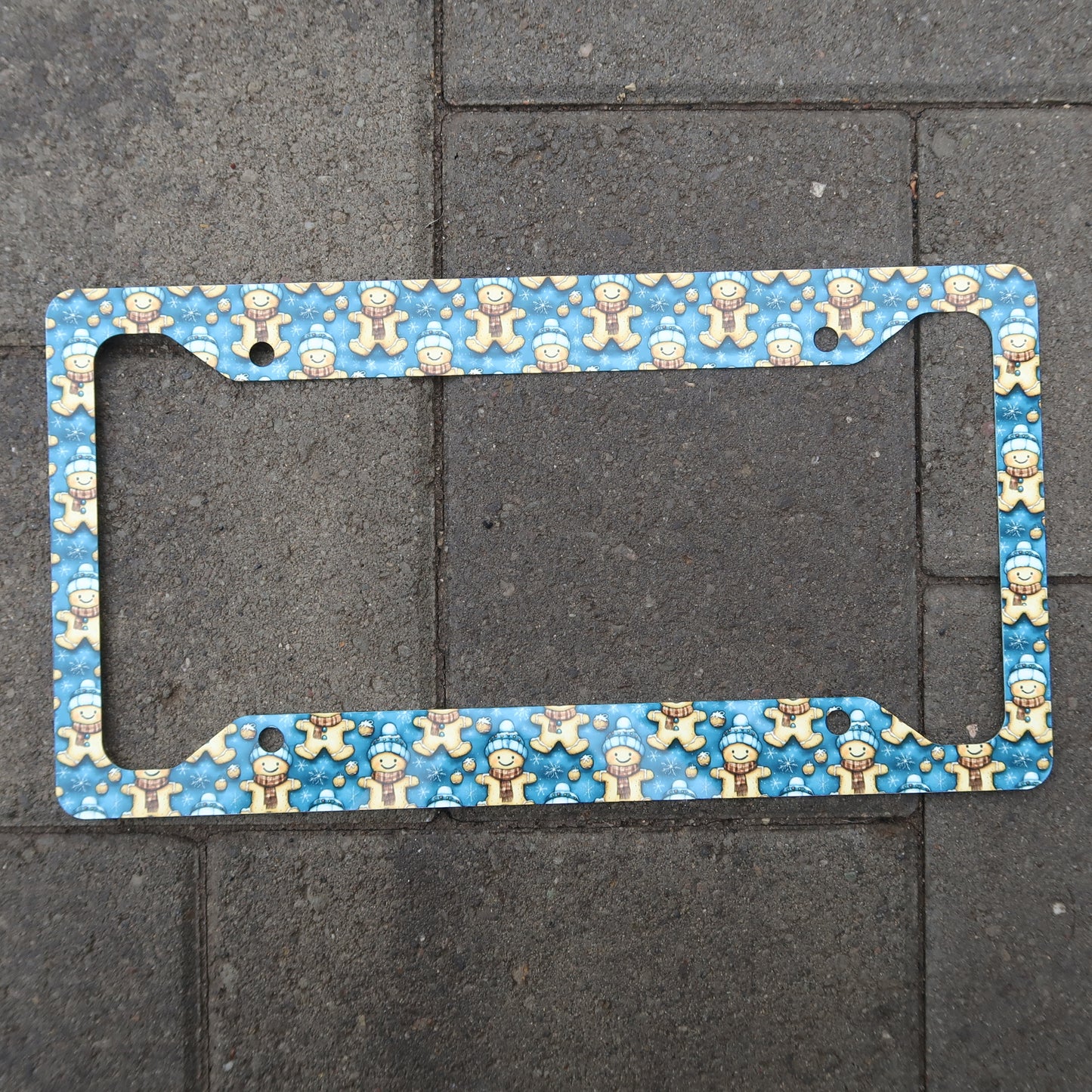 Gingerbread Man license plate frame