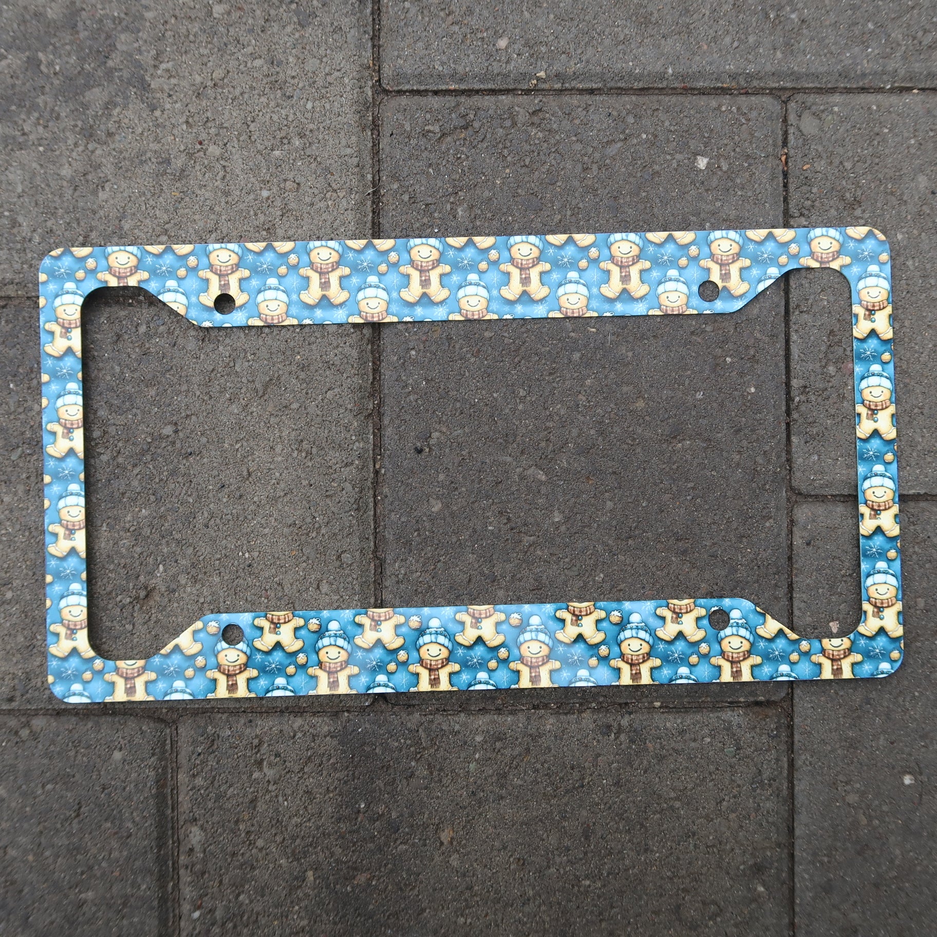 Gingerbread Man license plate frame
