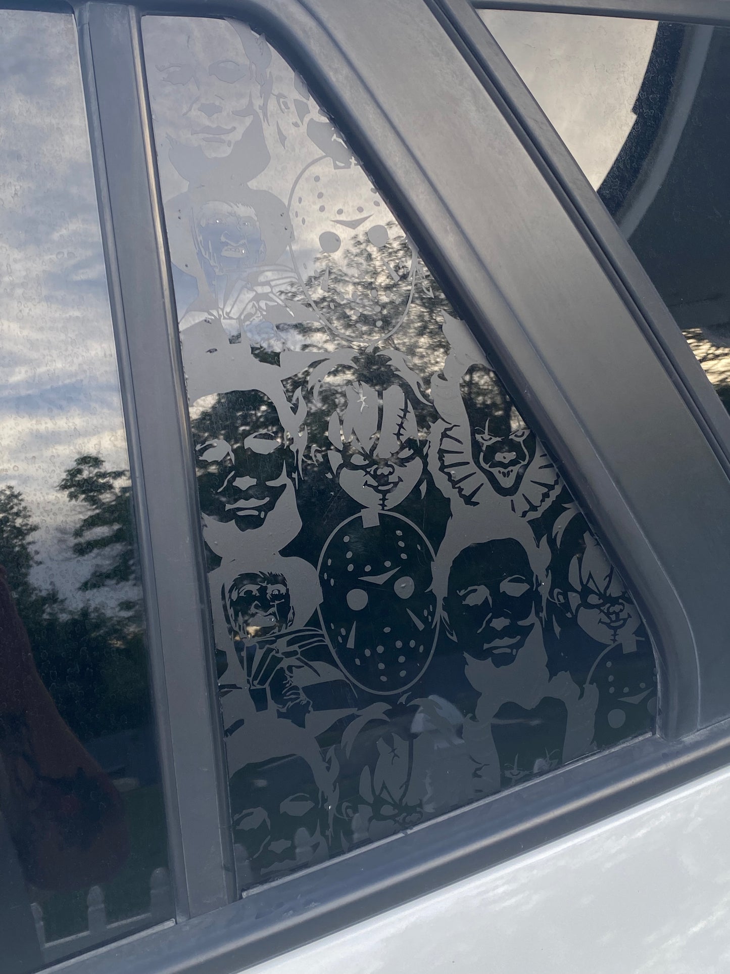 Horror Characters Car Decal (3 WEEKS OUT)