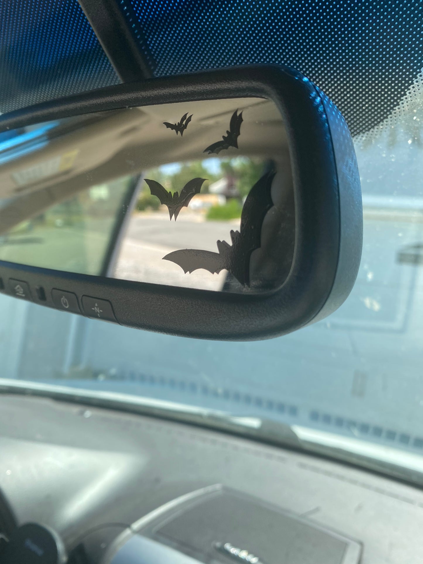 Bats Rearview Mirror Car Decal