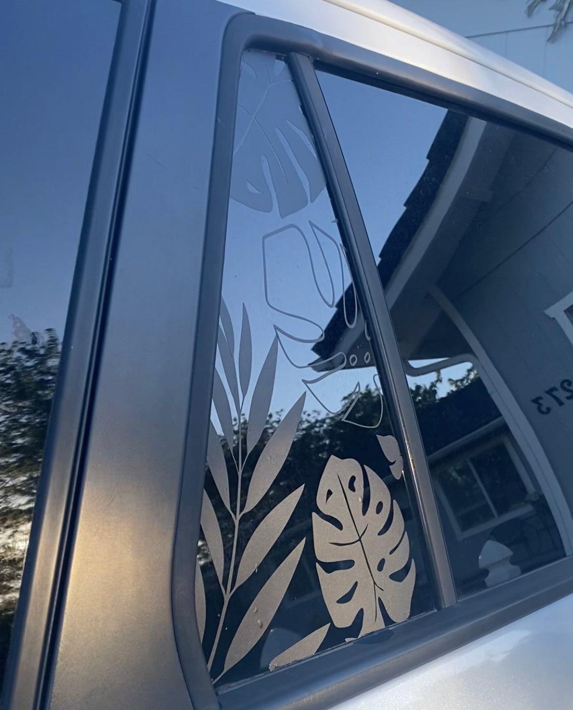 Monstera Tropical Plant Car Decal