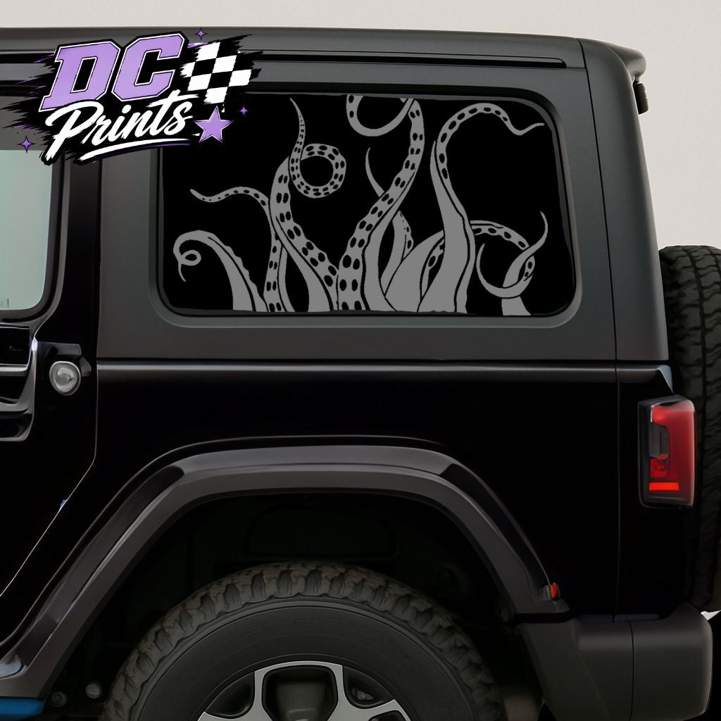 Octopus Tentacles Car Decal