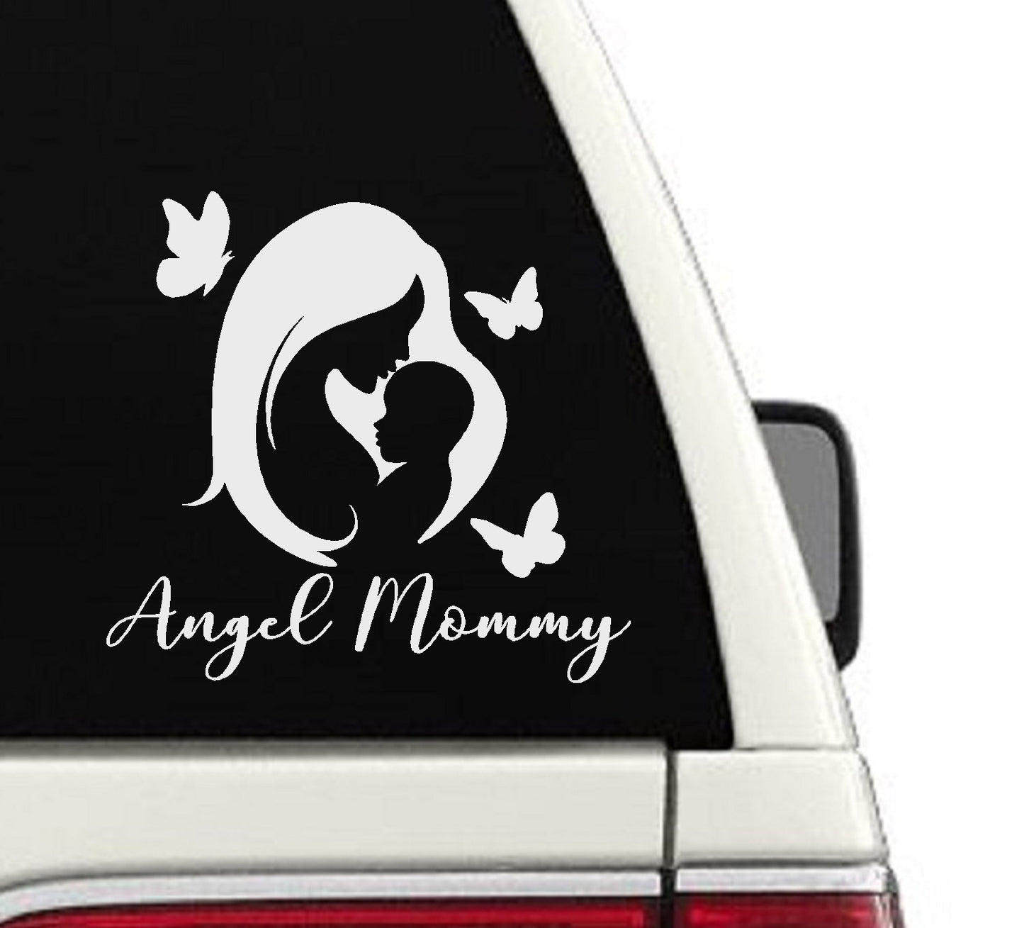 Angel Mommy Memorial Car Decal