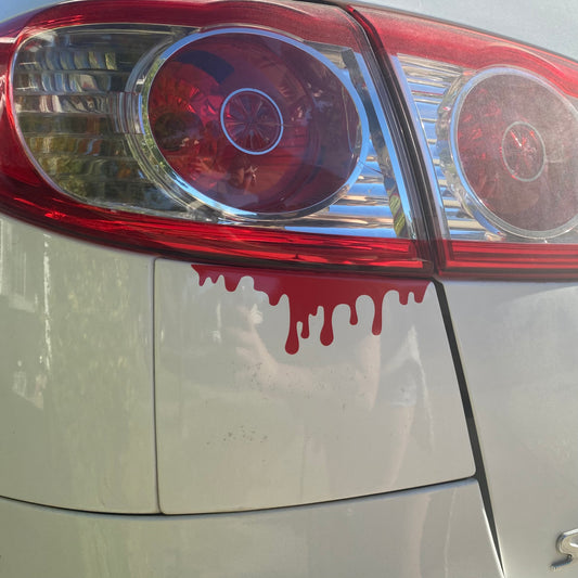 Blood Drip Halloween Car Decal (set of 2)